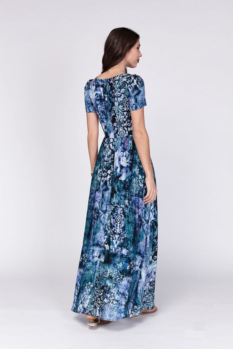 Длинное летние платье Lala Style 1221-101