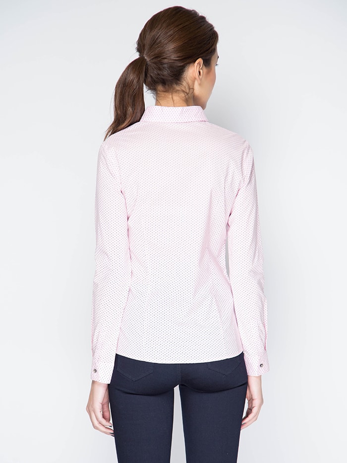 Розовая женская рубашка Marimay 15113
