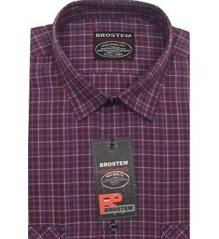 Хлопковая прямая рубашка Brostem SH670-1