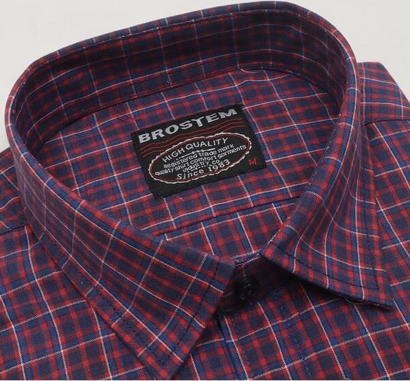 Хлопковая прямая рубашка Brostem SH670-1