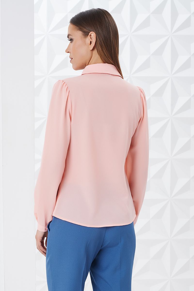 Женская блузка с длинным рукавом LalaStyle W02002