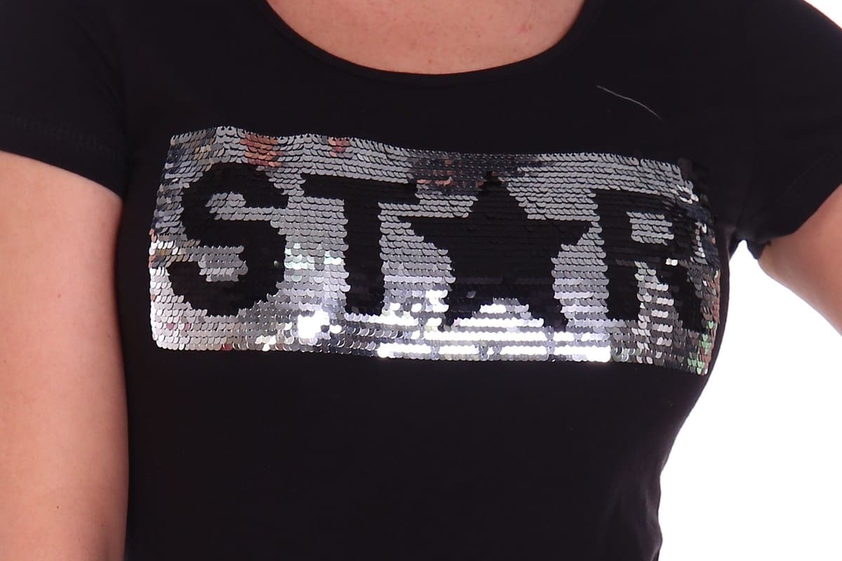 Черная футболка Star