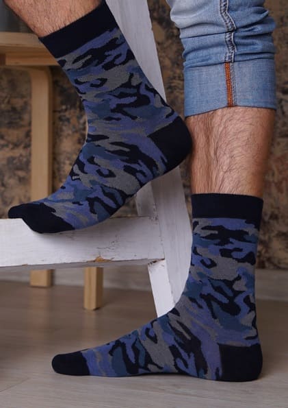 камуфляжные мужские носки