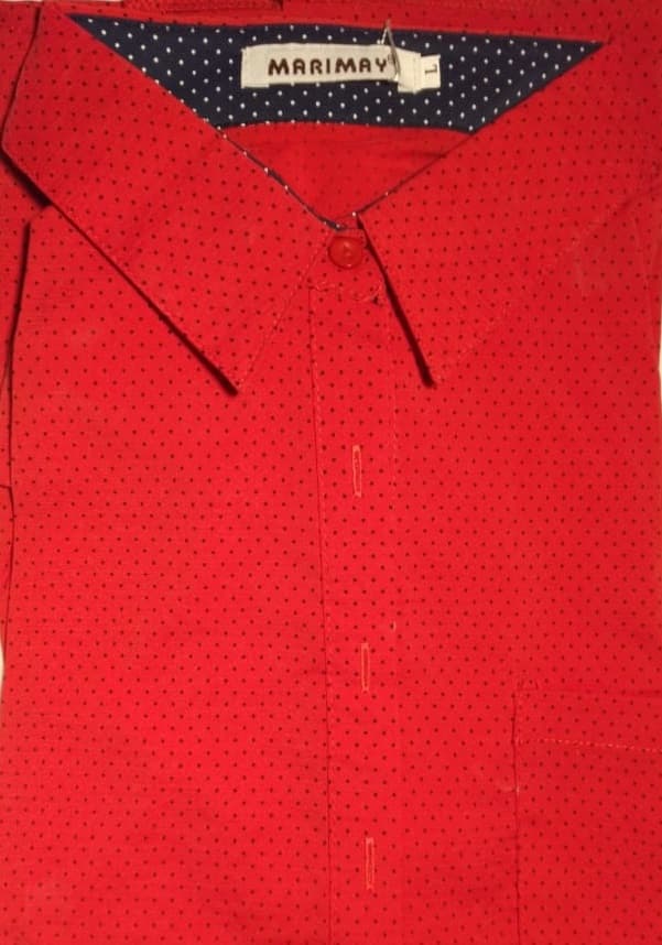 Красная женская рубашка Marimay 1679