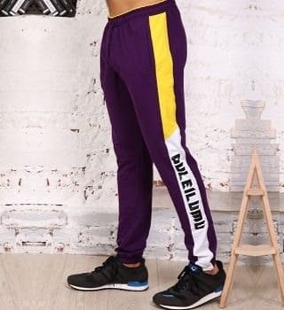 Фиолетовые спортивные штаны B26501