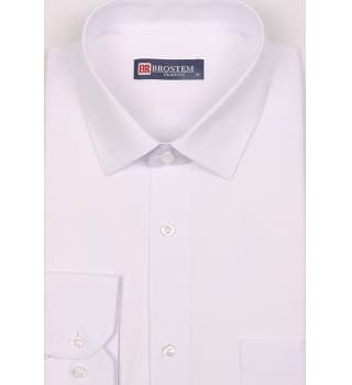 Белая мужская рубашка оксфорд Brostem 1LBM88+1